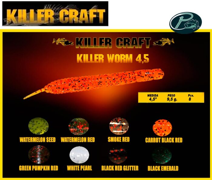 Killer Craft Killer Worm 4,5" - Imagen 2