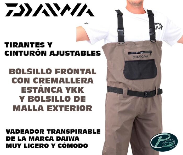 Daiwa Vadeador transpirable 3 capas - Imagen 4