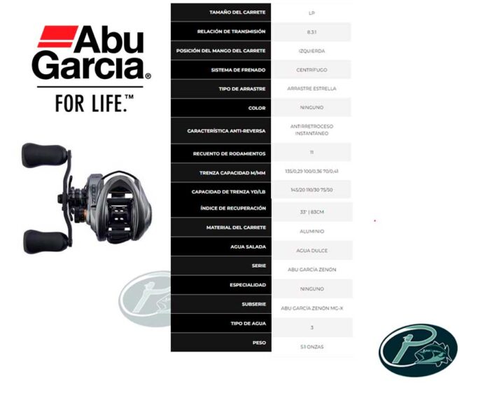 ABU GARCIA ZENON MG-X SHS-L - Imagen 5