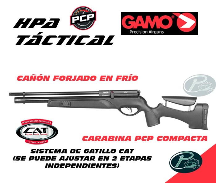 GAMO HPA TACTICAL calibre 5.5mm (PACK COMPLETO) - Imagen 7