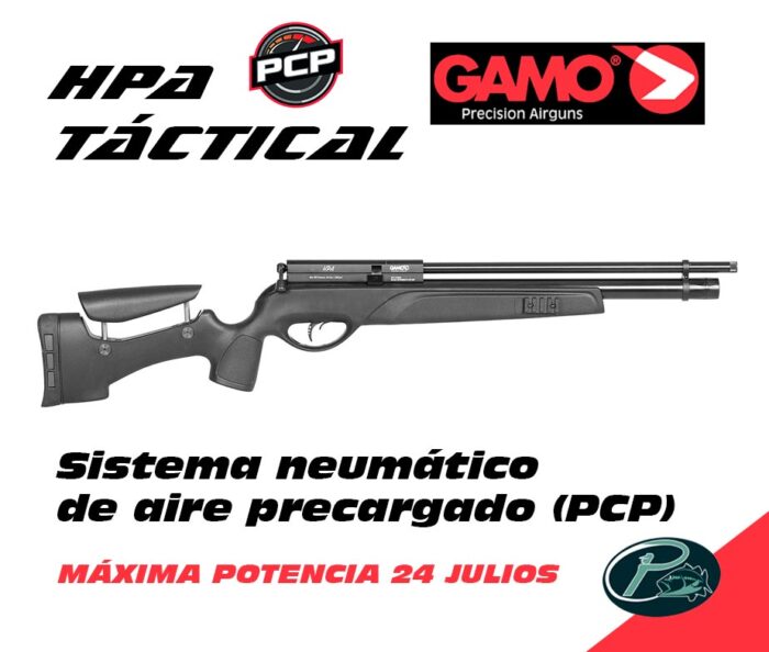 GAMO HPA TACTICAL calibre 5.5mm (PACK COMPLETO) - Imagen 4