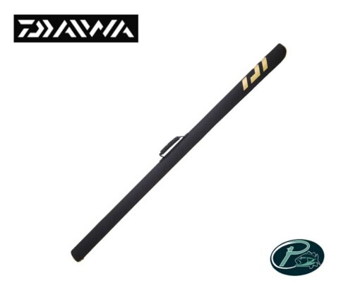 Funda rígida Daiwa Black/Gold 138 cm