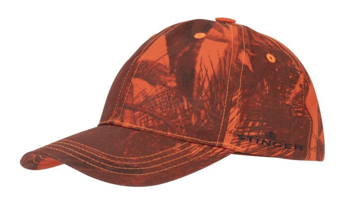 Gorra Stinger camo naranja